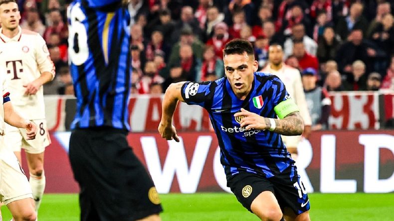 Fútbol puro: el golazo de Lautaro Martínez al Bayern por la Champions