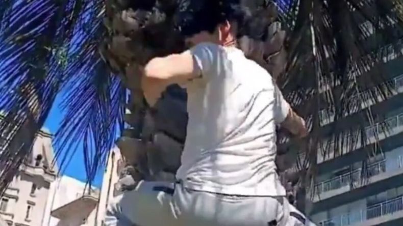 Un participante de 38 años se presentó como therian y llamó la atención en plena concentración.