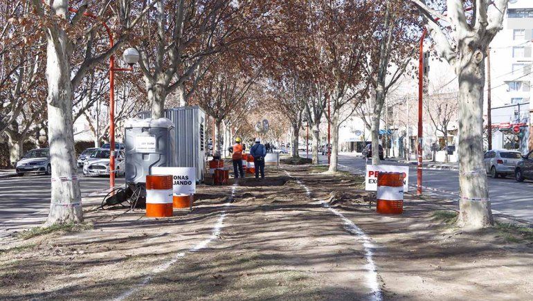 La realización de la ciclovía en la avenida Alem ha despertado una gran controversia en la comunidad.