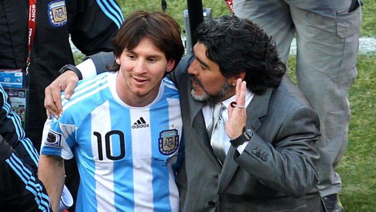 El emotivo mensaje de Messi para Diego Maradona