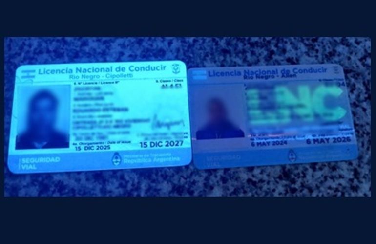 Personal de Seguridad Vial secuestró el vehículo durante un operativo en Cipolletti por una irregularidad en su licencia.