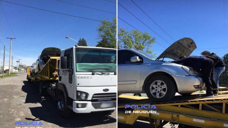 El auto robado a un cipoleño fue secuestrado por la Policía neuquina.