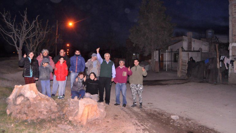 Las familias del sector norte del barrio esperaban las obras desde 2015