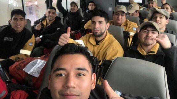 Brigadistas de Río Negro están viajando para la Amazonia 