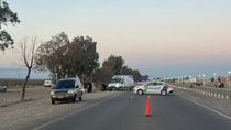 El impactante choque se registró este fin de semana en el acceso a San Antonio Oeste. Foto: Gentileza (Informativo Hoy/SAO)