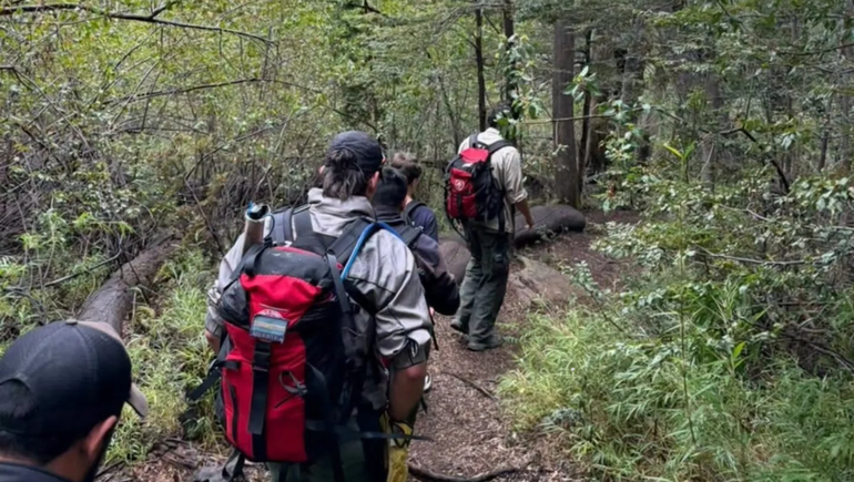 Un menor extraviado en el Parque Nacional Nahuel Huapi