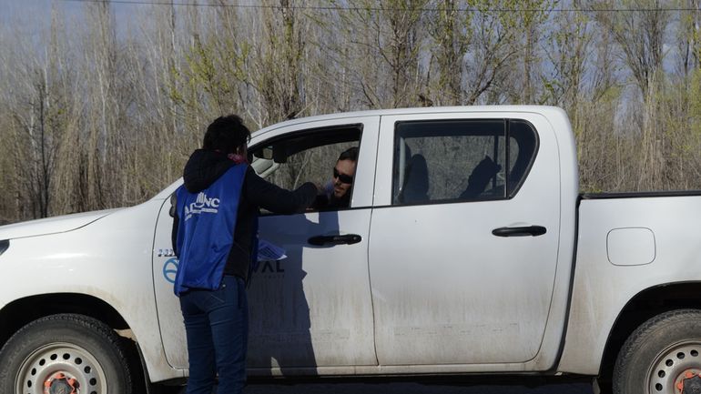 La situación de las universidades es crítica: volanteada en Ruta 22