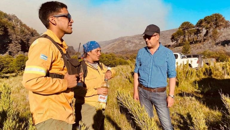 El intendente de Aluminé habló sobre la caída del helicóptero