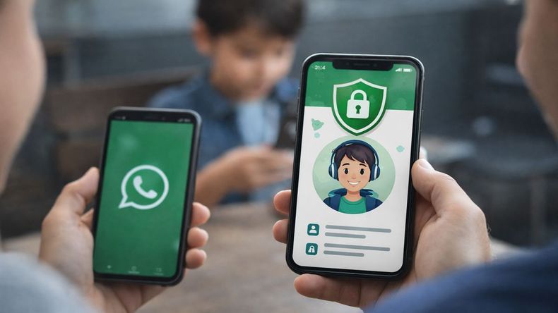 La nueva función de WhatsApp permitirá a padres y tutores supervisar contactos, grupos y configuraciones de privacidad en las cuentas de menores.