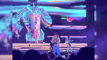 La música urbana terminó siendo uno de los mayores atractivos de la Fiesta Nacional de la Manzana.&nbsp;