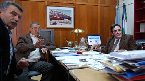 Mendioroz se reunió con representantes de la FEERN