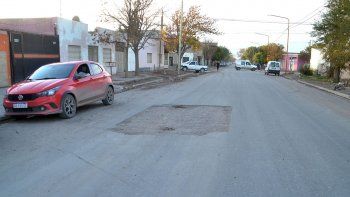 el asfalto del don bosco duro apenas dos semanas