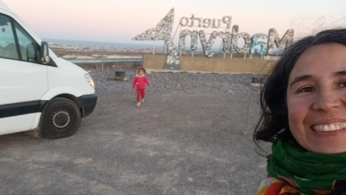 Paula pasó por Madryn antes de su aventura por El Bolsón.