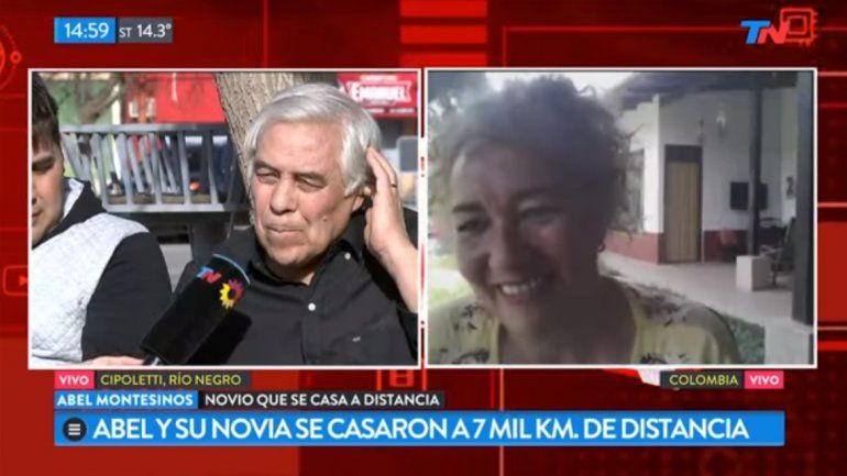 Las primeras palabras de amor ante todo un país