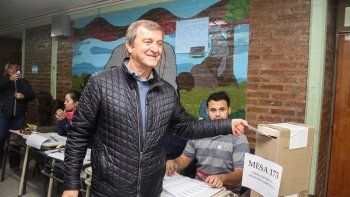 tortoriello paso por las urnas y se mostro tranquilo por los resultados