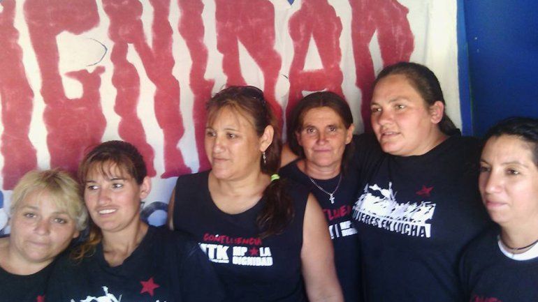 Referentes del MTK-La Dignidad participaron de la apertura.