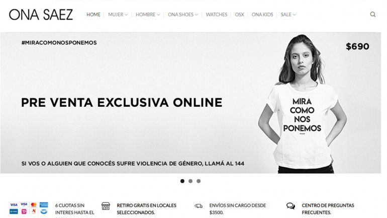 ¿Oportunismo? Una marca lanzó a la venta una remera con la frase Mirá como nos ponemos