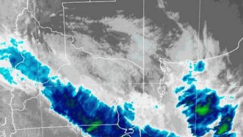 Frente de lluvias en Neuquén