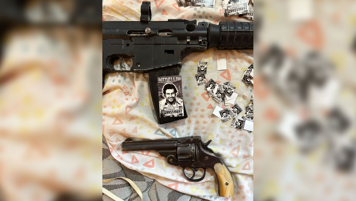 Una curiosidad mientras se realizaron operativos contra el narcotráfico: la cara de Pablo Escobar