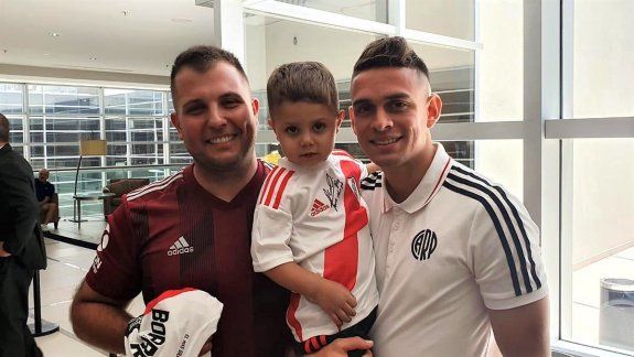Borré le cumplió el sueño a Thiago