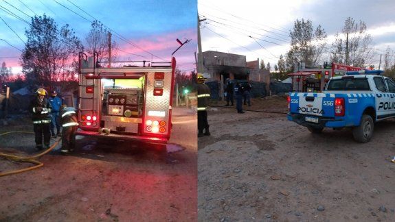 Le prendieron fuego la casa a un hombre y está en grave estado