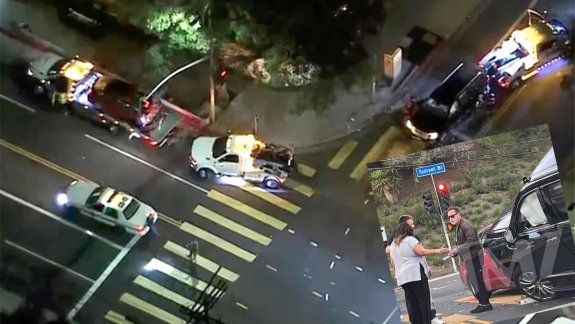 Arnold Schwarzenegger protagonizó tremendo accidente de tránsito