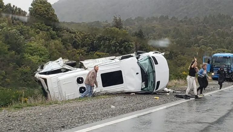 El choque fatal se produjo en el kilómetro 2073 de la Ruta 40.
