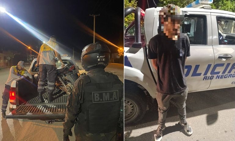 Durante los operativos secuestraron una decena de vehículos y detuvieron a un joven con pedido de captura. Foto: Gentileza.