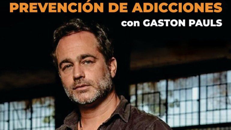 Gastón Pauls llega a Cipolletti para hablar sobre prevención del consumo de drogas