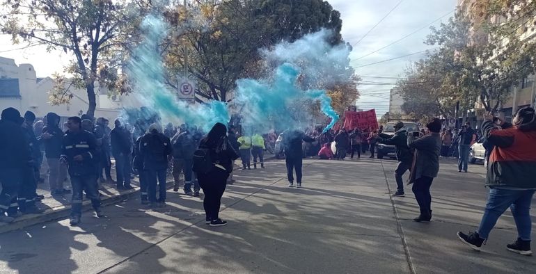 Trabajadores afiliados a Soyem