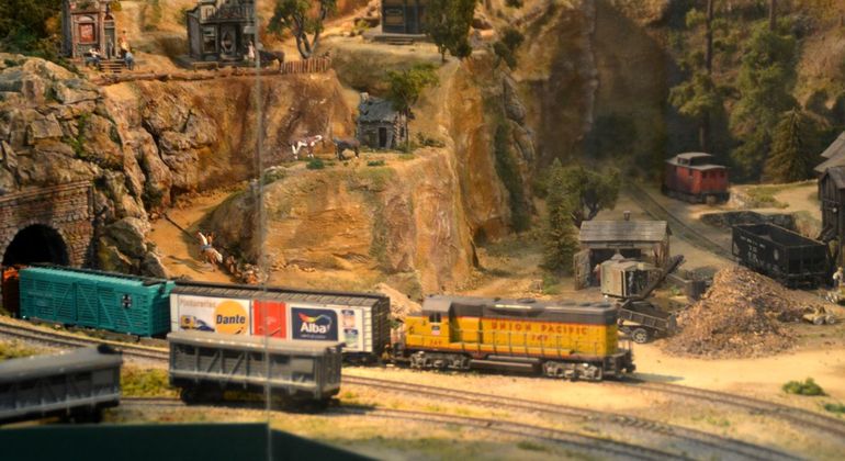 Mirá cómo funciona el trencito de la maqueta del Museo Ferroviario