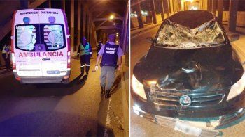 atropello y mato a un peaton en el puente carretero