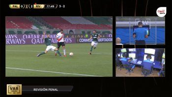 ¿no fue penal? otra anulacion del var en contra de river