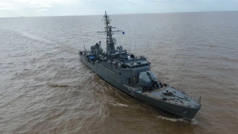 La corbeta ARA Drummond.