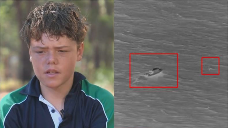 Tiene 13 años y nadó durante horas en el mar para salvar a su familia en Australia.
