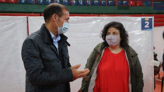 Vizzotti llegó al Alto Valle para examinar las medidas sanitarias