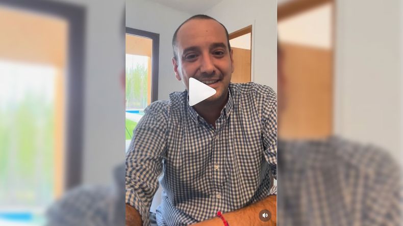 El ministro Lucas Castelli grabó un video contando acerca de una enfermedad que padece. | LMCipolletti.com El ministro Lucas Castelli grabó un video contando acerca de una enfermedad que padece.