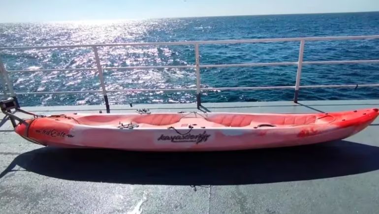 Encontraron el kayak de los amigos desaparecidos en Pinamar