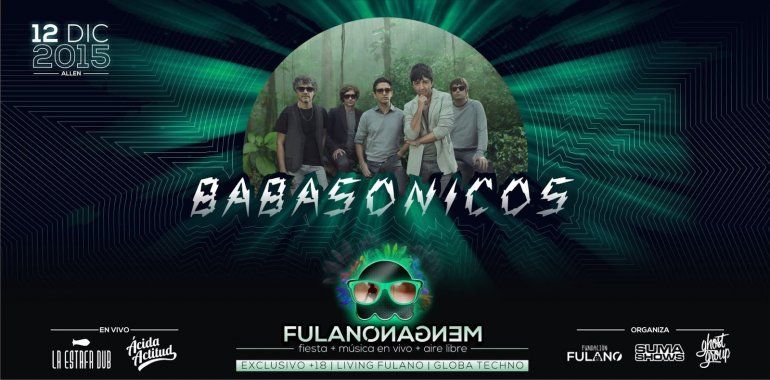 Operativo de seguridad para presentación de Babasónicos