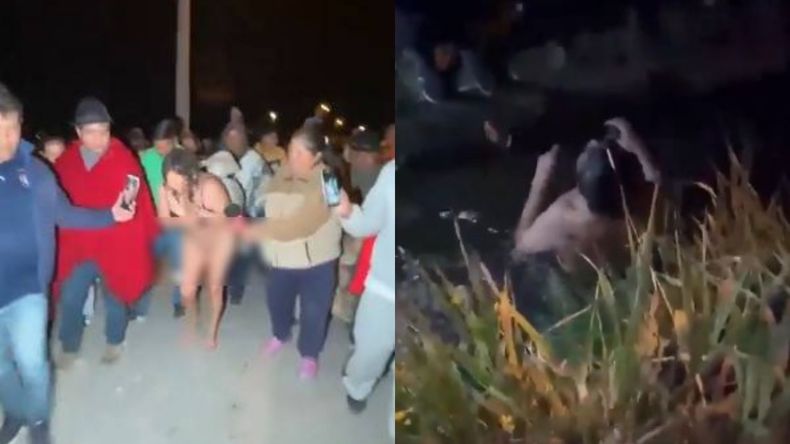 La acusaron de robar 2.500 dólares y la obligaron a caminar semidesnuda y descalza para pedir perdón en Ecuador