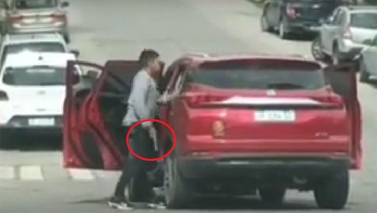 Bariloche: le dispararon en la cabeza a un hombre y todo quedó filmado