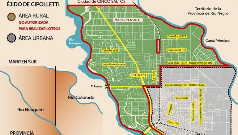 El Municipio no permitirá nuevos loteos en zona rural