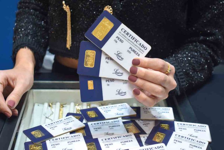 Los lingotes de oro están entre los activos más buscados por los inversores en el 2022