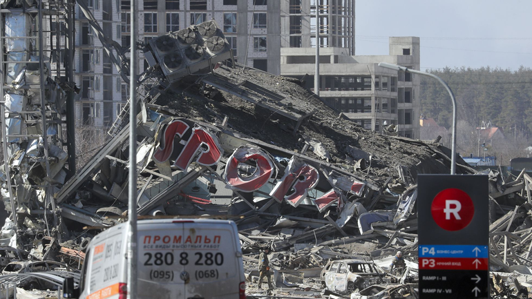 Rusia difundió un video para justificar el bombardeo al centro comercial