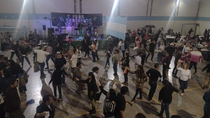 La peña Sembrando Solidaridad fue un gran éxito