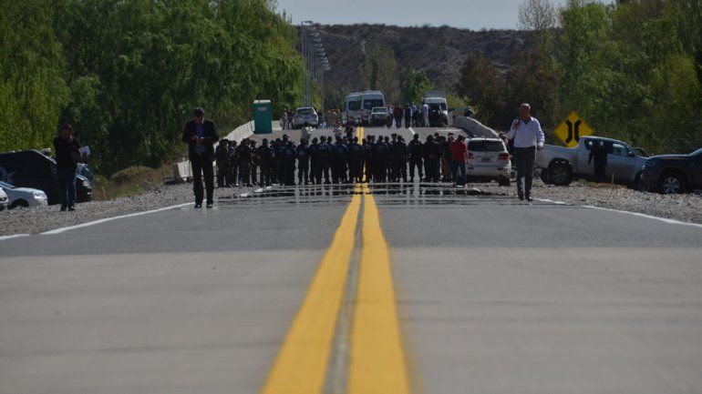 En la inauguración se montó un gran operativo de seguridad.