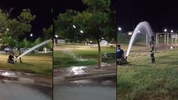 plaza del arroba: paseo inundado, mas controles y menos quejas