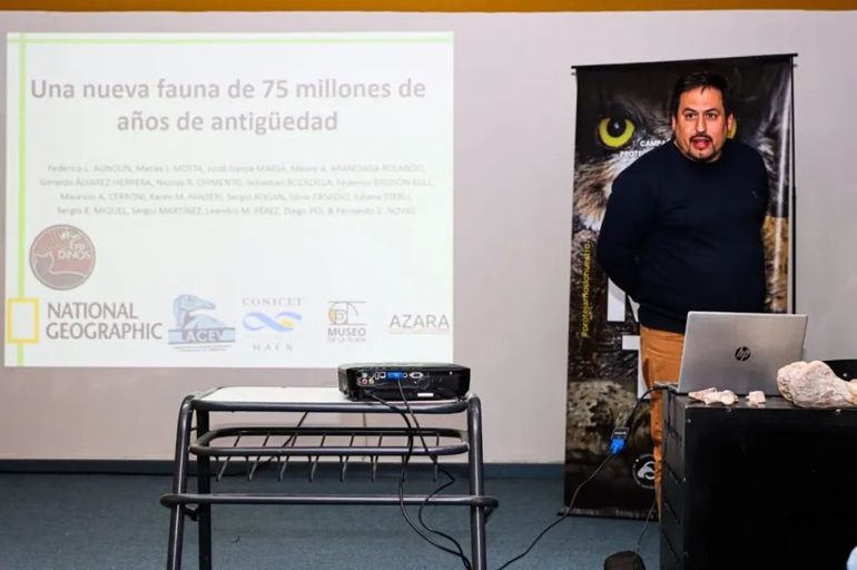 Chafrat indicó que el potencial de Paso Córdoba reside en la ubicación privilegiada al estar en el medio de yacimientos de distintas edades con diferentes formaciones geológicas