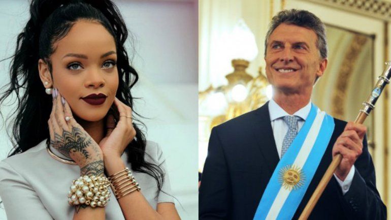 Macri le contestó a Rihanna tras  sus dichos en Twitter