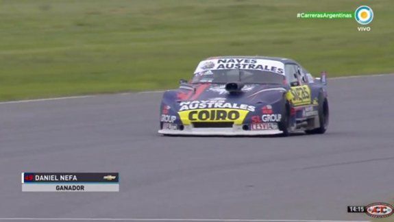 Nefa ganó en Toay y sumó su segunda victoria en el TC Mouras